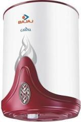 Bajaj 6 Litres Caldia 150765 With Glassline Inner Tank Storage Water Heater (White & Maroon)