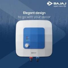 Bajaj 6 Litres Compagno 150855 With Titanium Glasslined Tank Storage Water Heater (White & Blue)