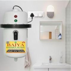 Bajya 1 Litres 1 L Instant Portable ||Instant Hot Water Portable Geyser Is Compact Instant Water Heater (White)