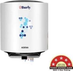 Bhaburly 10 Litres ADENA 10 Litre Burly Storage Water Heater (White & Black)