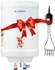 Candes 10 Litres Perfecto + 1000W Neo Super Combo Storage Water Heater (Ivory)