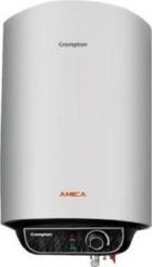 Crompton 10 Litres Amica Storage Water Heater (Black, White)