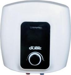 Crompton 15 Litres 15 L Solarium Qube Storage Water Heater (White)