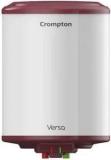 Crompton 25 Litres Versa 25 Ltr Glasslined With Free Installation & Pipes Storage Water Heater (White)