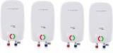 Crompton 3 Litres WGIWH RAPID JET (3KW) Instant Water Heater (3 LTR, 5Y WARANTY Pack Of 4, White, Grey)