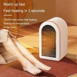 Evrum 1200 Watt Air Warmer Fast Space Heating Wall Fan Mini Electric Indoor Room Heating Ptc Heat 2 Speed Ceramic Indoor Office Portable Electric Fan Heaters Fan Room Heater