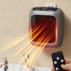 Gatih Portable Handy Heater 800 Wt Electric fan heater Mini Heater with remote control Radiant Room Heater