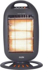 Glen 1200 Watt HA 7017 HL Black Electric with 3 Heat Settings Black HA7017HL Halogen Room Heater