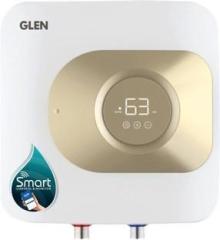 Glen 25 Litres Electric Digital 25 liters Storage Water Heater (WiFi Enabled, 2000W (WH7055SQWH25LS), White, Golden)