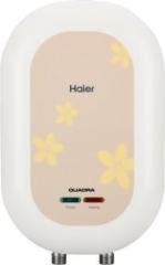 Haier 3 Litres EI3V C1(I) P Fast Heating 8 Bar Pressure Glass Lined Tank Instant Water Heater (Ivory)