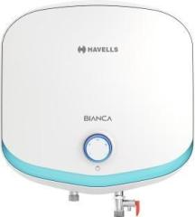 Havells 15 Litres Bianca with Flexi Pipe and Free Installation Storage Water Heater (White, Blue)