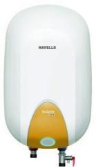 Havells 15 Litres Electric Geyser with Flexi Pipe and Free Installation Storage Water Heater (White & Mustard)