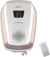 Havells 15 Litres Magnatron Storage Water Heater (White Champagne Gold)