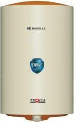 Havells 15 Litres Troica with Flexi Pipe and Free Installation Storage Water Heater (Ivory Brown)