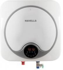 Havells 25 Litres Quatro Digital With Remote 25 Storage Water Heater (White Grey)