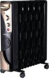 Havells OFR 11 Wave Fin Oil Filled Room Heater (Black)