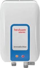 Hindware Smart Appliances 3 Litres Immedio blue Instant Water Heater (White & Blue)