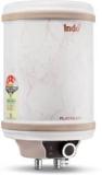 Indo 10 Litres PLATINUM PLUS 10 Storage Water Heater (White, Marble Finish)