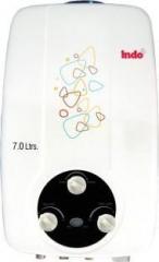 Indo 7 Litres Indo LPG Gas Water Heater (White)