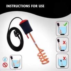 Ishika Electronics 1500 Watt Immersion Heating Rod 1500 W Shock Proof Immersion Heater Rod (Water)