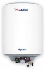 Lazer 10 Litres AQUATIC Vertical Glassline 5 Star Storage Water Heater (White)