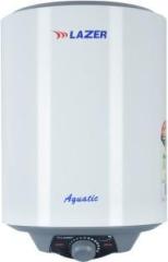 Lazer 25 Litres Aquatic Storage Water Heater (Vertical, Glassline 5 Star with free installation kit, White)