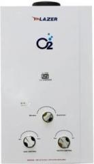 Lazer 6 Litres O2 6 LTR GAS GEYSER Gas Water Heater (White)