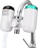 Lipzie 1 Litres 3 In 1 Electric Hot Water Tap: Instant 3 Second Heating & Temp Control 30 60 . Instant Water Heater (White, Silver)