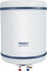 Maharaja 10 Litres Classico Super 10 WH 142 Whiteline Storage Water Heater (White and Blue)