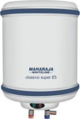 Maharaja 25 Litres Classico Super Whiteline Storage Water Heater (White, Blue)