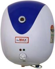 Minmax 15 Litres Ovel 5 Star ABS Body With Temperature Meter Electric Water Heater (White Blue)