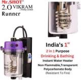 Mr Shot 1 Litres 2.O Vikram Runner Transparent Model Mr.SHOT Instant Water Heater (Purple)