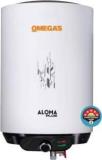 Omega's 15 Litres Aloma Plus Storage Water Heater (Glass Line Coating Tank, 5 Star, White)