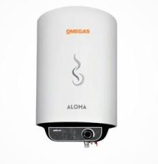 Omega's 25 Litres Aloma with Glass line Technology Storage Water Heater (5 Star, White)