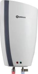 Omega's 5 Litres InstaHot | SS Tank | Elegant and Sleek design Instant Water Heater (White)