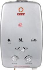 Omen Changing Lives 66 Litres Made for Kitchen & Bathroom Gas Water Heater (White)