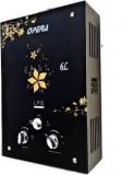 Opera 6 Litres Gas Geyser Instant Water Heater (Black)