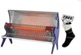 Otc || Single Rod Type Heater & Free Socks In This Pack|| 1 Season Warranty ||TC 19 Halogen Room Heater