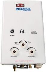 Polar 6 Litres Instahot Gas Geyser Gas Water Heater (White)