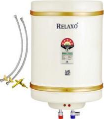 Relaxo 10 Litres Fiesta Pro Automatic Auto Cut Off with Free Installation Kit Instant Water Heater (Ivory)