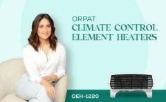 Sahu ORPAT Climate Control Element Heaters OEH 1220 Home White Fan Room Heater