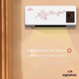 Signatize Wall Space Heater, Quiet Ceramic Electric Heater, 3s Fast Heating with Remote Fan Room Heater