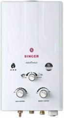 Singer 6 Litres aqua jwala gas Water Heater (White)