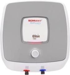 Somany 15 Litres ELISE NEO SQUARE 2000W 15 Litre Geyser Storage Water Heater (White)