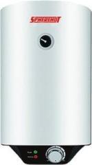 Spherehot 10 Litres CYLENDRO Storage Water Heater (White, Silver)