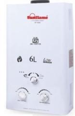 Sunflame 6 Litres SF 5005 6L Capacity with Multi Functional White Gas Water Heater (White)