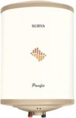 Surya 15 Litres PACIFIC HORIZONTAL RIGHT HAND SIDE Roshni Limited Storage Water Heater (White)