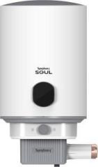 Symphony 15 Litres Soul 15 Hair Fall Control Geyser | PUROPOD: 9 Layer Advanced Water Filtration | 5 Star BEE Energy Rating | Free Pipe Free Installation| Free Additional Cartridge | Titanium Pro Superior Glass line Coating Storage Water Heater (White)