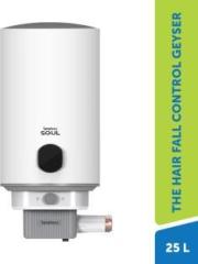 Symphony 25 Litres Soul 25 Hair Fall Control Geyser | PUROPOD: 9 Layer Advanced Water Filtration | 5 Star BEE Energy Rating | Free Pipe Free Installation| Free Additional Cartridge | Titanium Pro Superior Glass line Coating Storage Water Heater (White)