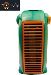 Tofty New Dual Tone Insta Warm Heater With 2 heat Setting Green Fan Room Heater